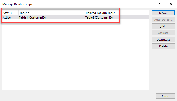 link tables manage relationship