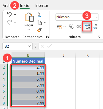 Agregar Más Decimales en Excel