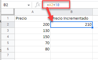 Agregar Valores a Celdas en Google Sheets