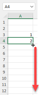 Arrastrar Fórmula con Función DESREF en Excel