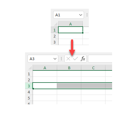 Atajos para Ir A Celda Fila o Columna en Excel