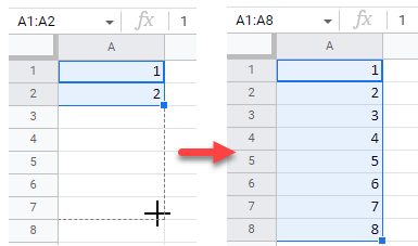 Autonumeración de Filas en Google Sheets