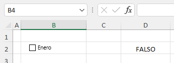 Casilla de Verificación en Excel