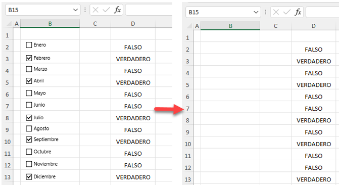 Cómo Eliminar una Casilla de Verificación en Excel y Google Sheets
