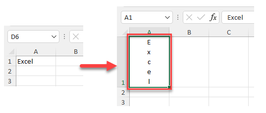 Cómo Escribir Texto Verticalmente en Excel y Google Sheets