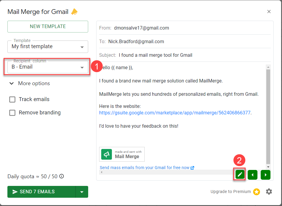 Configurar Plantilla de Envío Masivo de Emails en Google Sheets