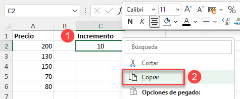Copiar Valor al Portapapeles en Excel