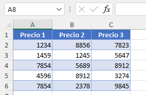 Datos Ejemplo Corregir Cuando BUSCAR No Funciona