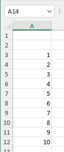 Resultado Arrastrar Fórmula con Función DESREF en Excel