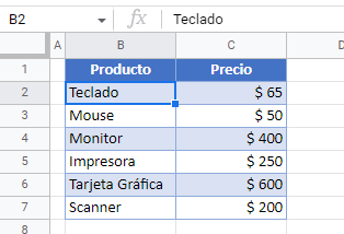 Resultado Buscar en Todas las Hojas en Google Sheets