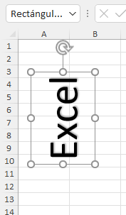 Texto 270 Grados en Excel