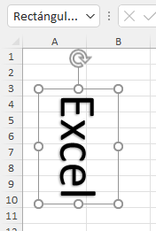 Texto 90 Grados en Excel
