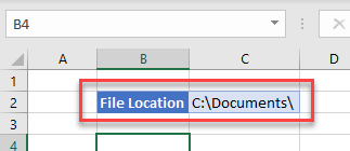 VBA hyperlink locations