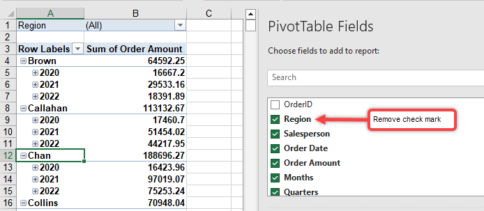 Pivot Table In Excel Google Sheets