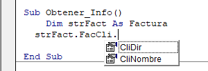 Procedimiento Obtener Información Clientes