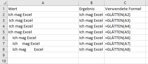 vba arbeitsblattfunktion glaetten