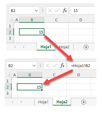 Cómo Duplicar Celdas Mediante Enlaces en Excel y Google Sheets