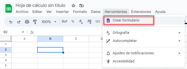 Crear Formulario Desde Hoja de Google Sheets