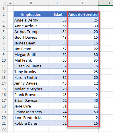 Datos Ejemplo Filtro Avanzado