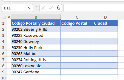 Datos Ejemplo Texto a Columnas Ancho Fijo