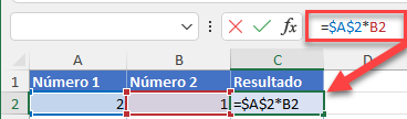 Fórmula con Referencia de Celda Bloqueada en Excel