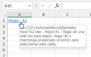 Hipervínculo a Otra Hoja en Excel