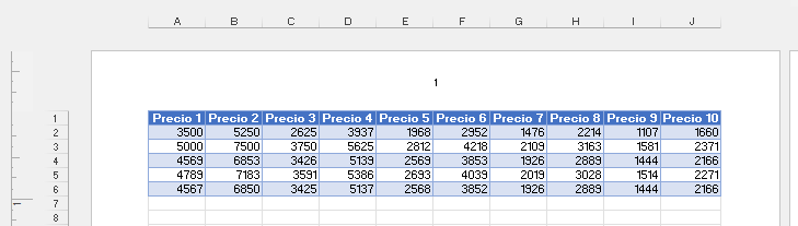 Hoja Ajustada a Una Página en Excel