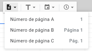 Insertar Número de Página en Encabezado en Google Sheets