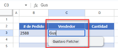 Lista Desplegable con AutoCompletado Integrado en Google Sheets