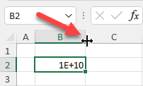 Modificar Ancho de Columna en Excel
