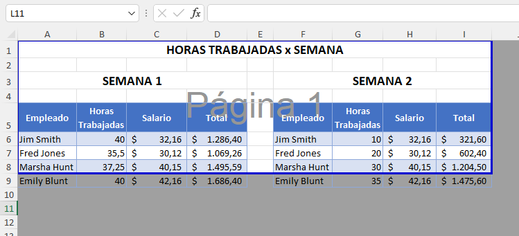 Muestra Vista Previa de Salto de Página