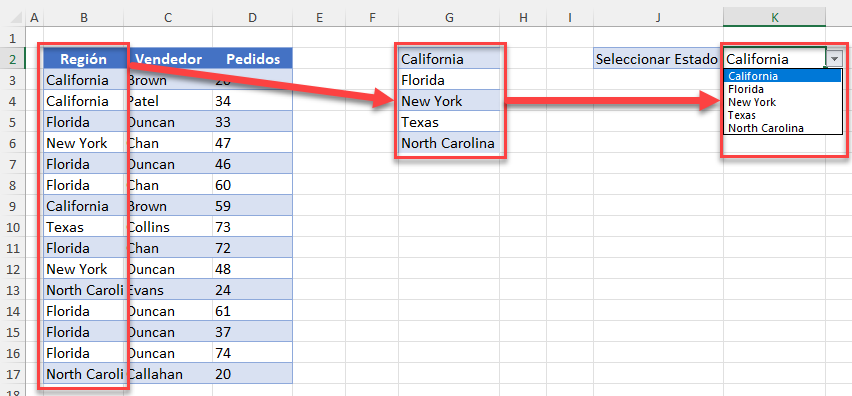 Validación de Datos Valores Únicos en Excel