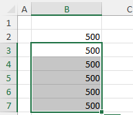 Valores Pegados en Excel