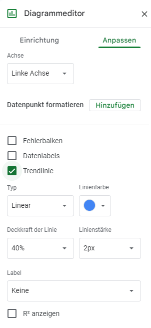 test auf normalverteilung q q diagramm trendlinie einfuegen GS