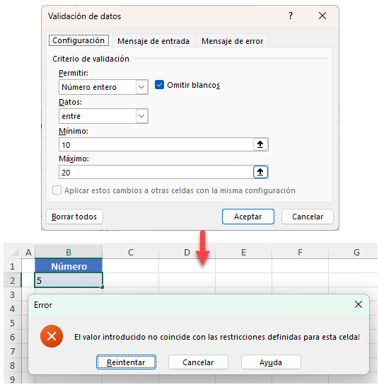 10 Reglas y Técnicas de Validación de Datos Excel y Google Sheets