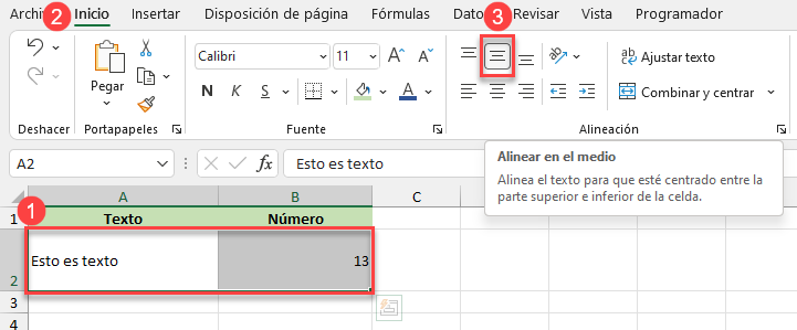 Cómo Cambiar la Alineación en Excel y Google Sheets - Automate Excel