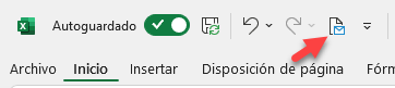 Comando Destinatario de Correo Agregado a la Barra de Acceso Rápido en Excel