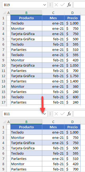 Cómo Eliminar Filas Duplicadas en Excel y Google Sheets