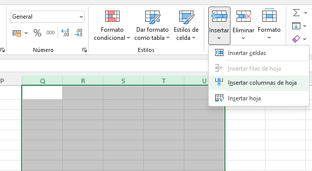 Cómo Insertar Varias Filas Columnas en Excel y Google Sheets