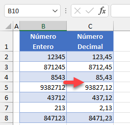 Cómo Mover Decimales en Excel y Google Sheets