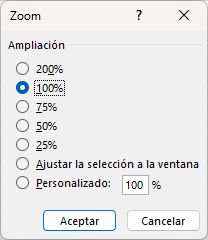 Cuadro de Diálogo Zoom