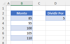 Datos Dividir Columna con Pegado Especial