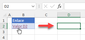 Enlace a otra Ubicación del Mismo Libro Insertado en Excel