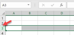 Excel Funktion Gehe zu Zeile durch Eingabe Ergebnis