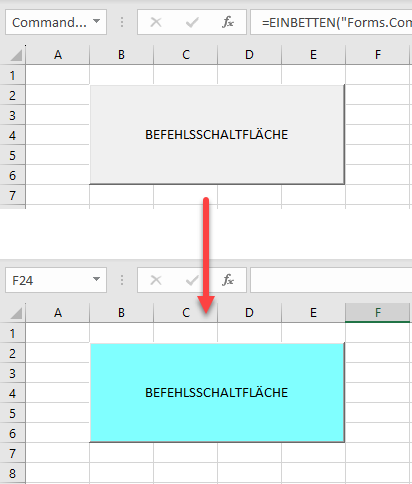 Farbe einer ActiveX Schaltflaeche aendern