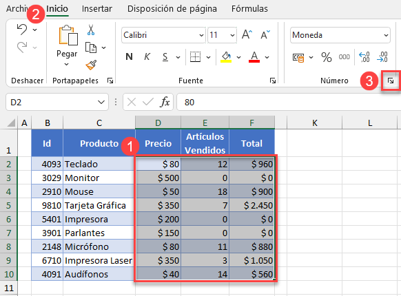 Formato de Número Personalizado en Excel