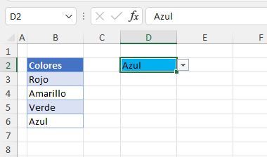 Formato y Visualización de Listas Desplegables en Excel