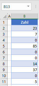 Leere Zellen Suchen Ersetzen Ergebnis