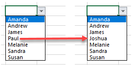 Modificar Contenido de una Lista Desplegable