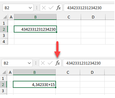 Notación Científica en Excel y Google Sheets